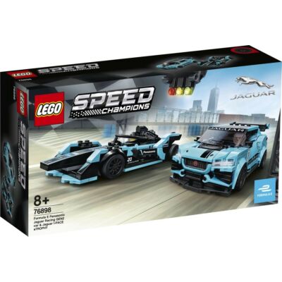 LEGO® Speed Champions - Formula E Panasonic Jaguar Racing GEN2 car &amp; Jaguar I-PACE eTROPHY (76898)